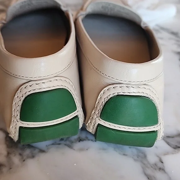Tory Burch Cream Slide on Loafers Wome's Size 8 - Picture 12 of 13
